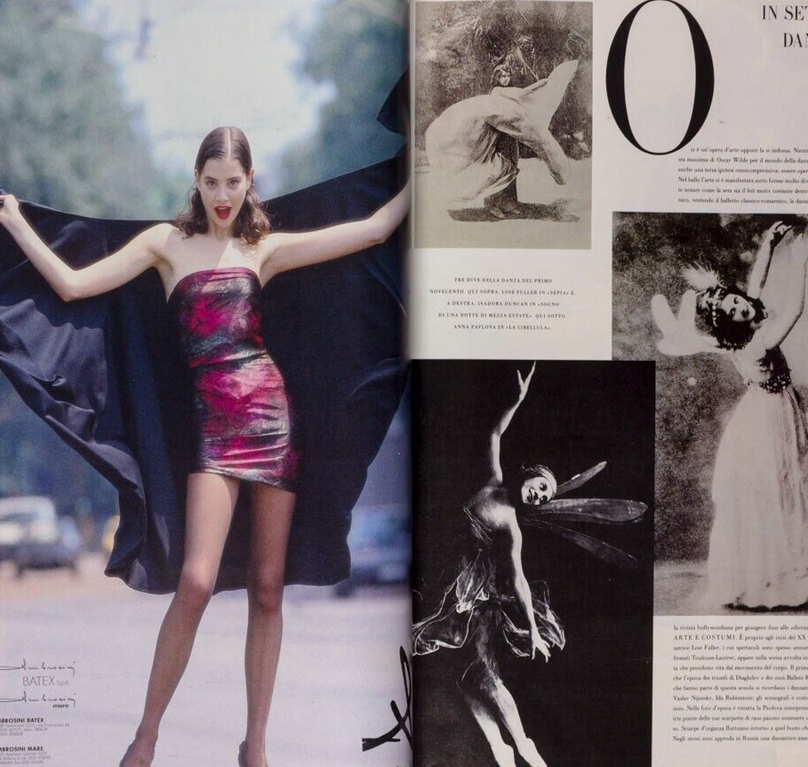 MATS GUSTAFSON silk paisley chiffon taffeta brocade VOGUE ITALIA fabric supp VTG