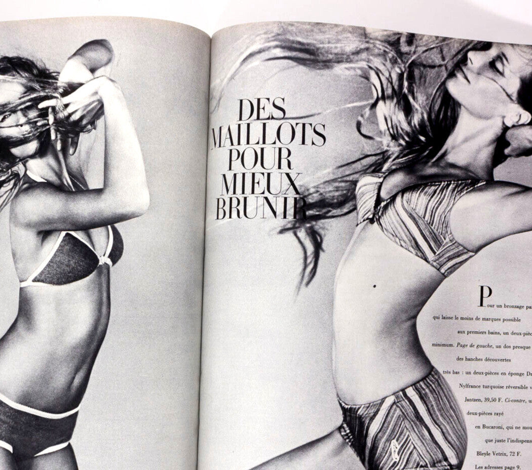 VERUSCHKA Africa RUBARTELLI Jeanloup Sieff COURREGES India PARIS VOGUE July 1968