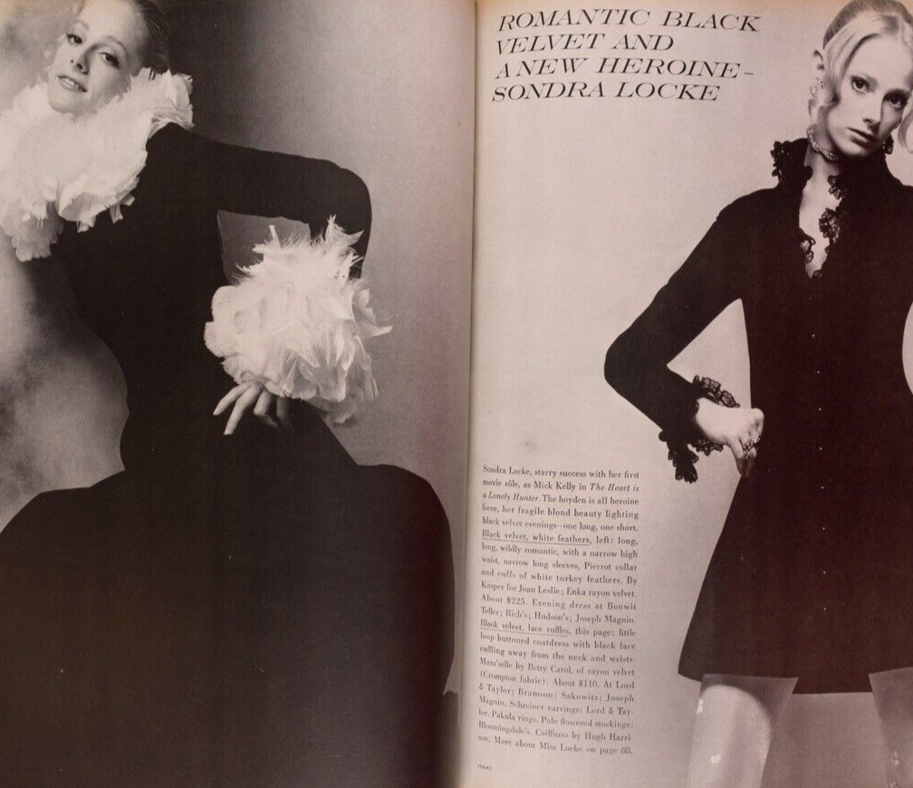Francoise Rubartelli NAOMI SIMS Audrey Hepburn VOGUE magazine 1968 November PENN