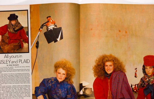 PAISLEY Kenzo GEORGE MELLY Joseph Brodsky PATRICK CAULFIELD Observer magazine UK