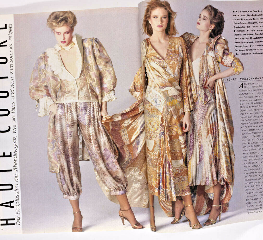 TERRI FARRELL Guy Bourdin PETER KNAPP Arthur Elgort CARRIE NYGREN Deutsch Vogue