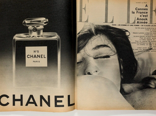 Swimwear MICHELE MERCIER Morocco SYLVIE VARTAN Anouk Aimee  FRENCH ELLE magazine