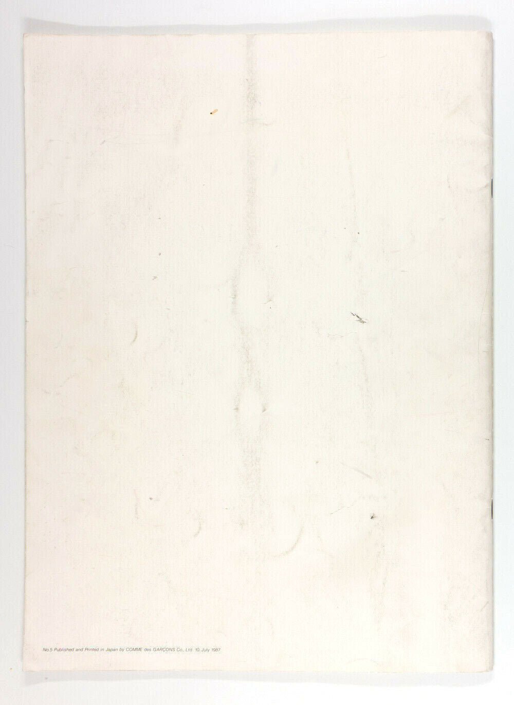 Comme Des Garcons 1987 Homme Plus CATALOGUE Arthur Elgort SOPHIE HICKS lookbook