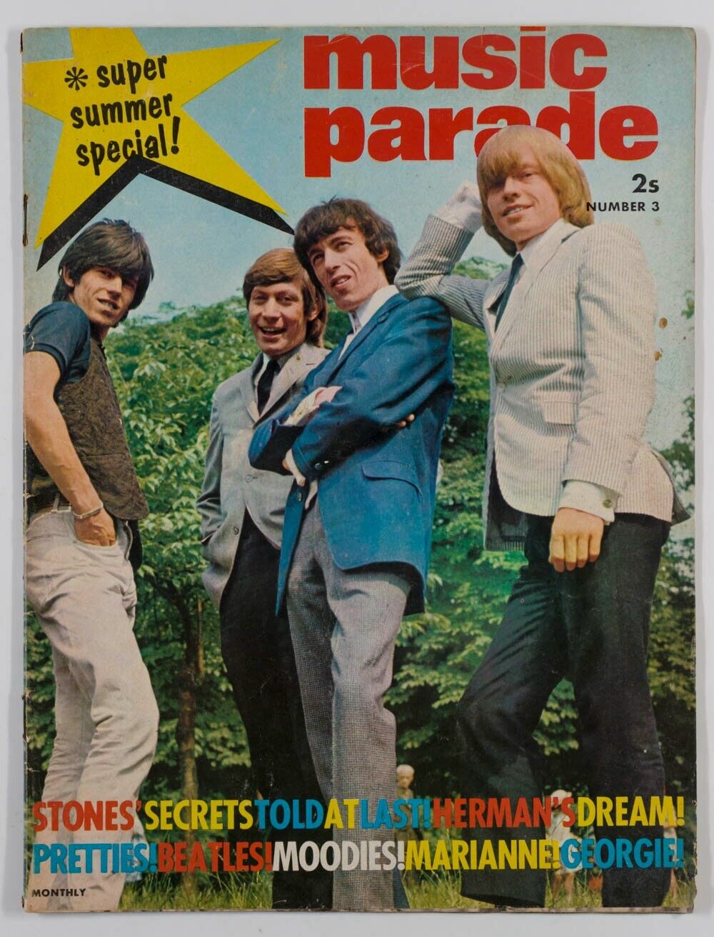 Rolling Stones DIANA ROSS Beatles MARIANNE FAITHFULL Pretty Things MUSIC PARADE