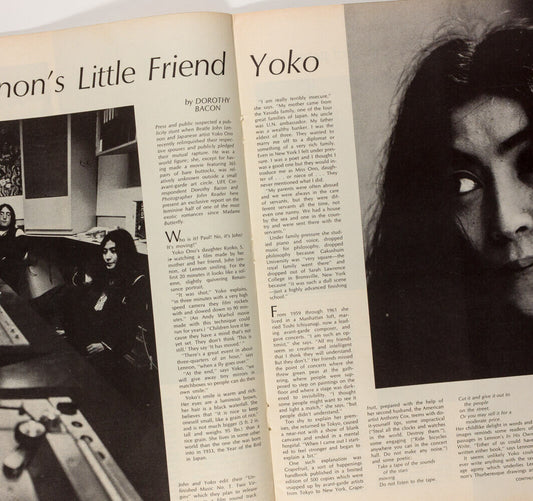 YOKO ONO John Lennon RARE John Reader Documentary Feature 1960's profile Beatles