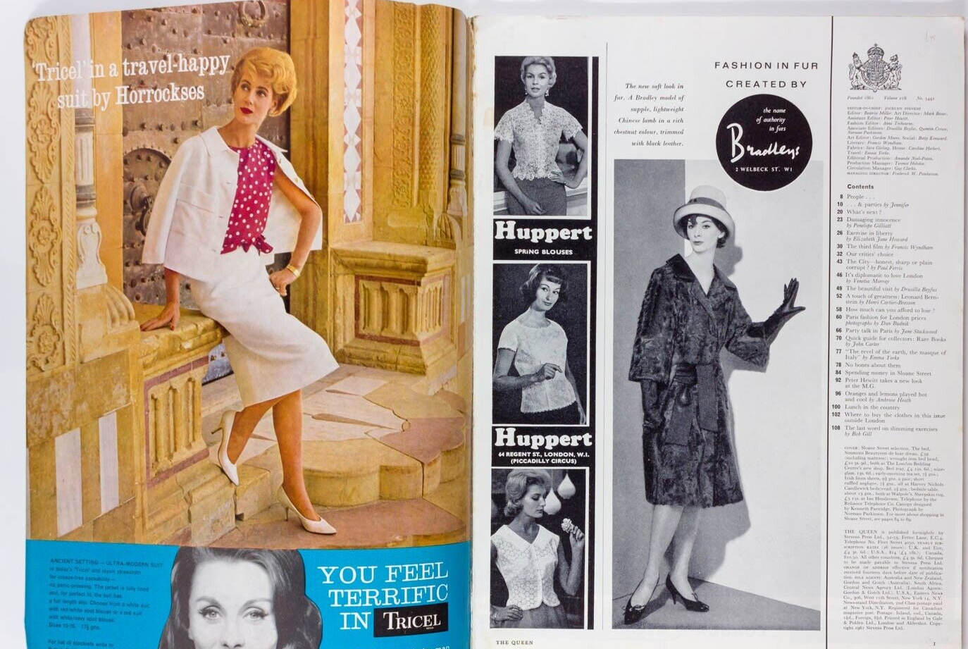 NORMAN PARKINSON Leonard Bernstein HCB Zeffirell FENELLA FIELDING Queen magazine