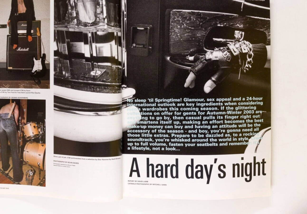 CHLOE SEVIGNY Terry Richardson HEDI SLIMANE i-D magazine 2003 vtg GOGOL BORDELLO
