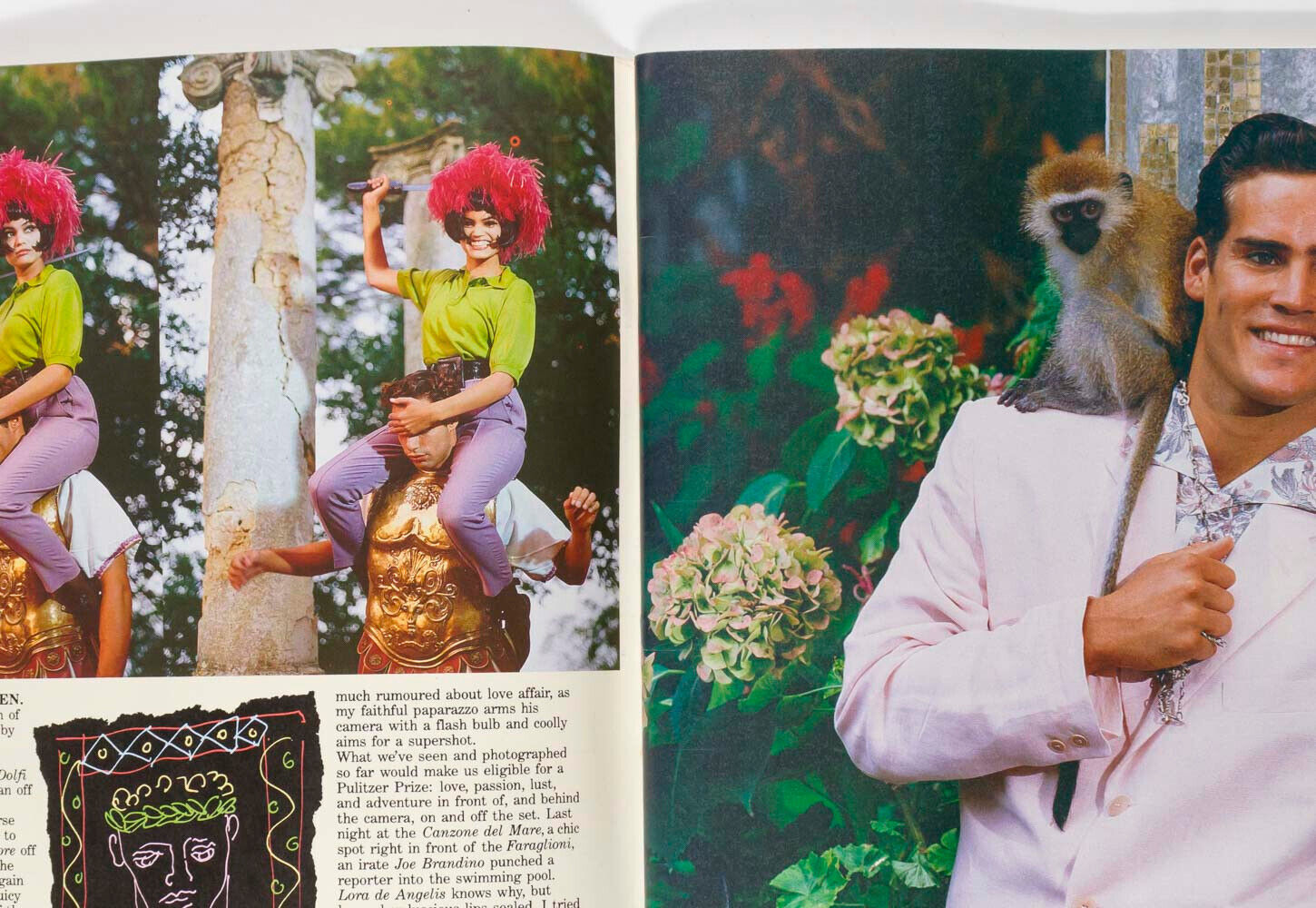 GRETA SCACCHI Allen Jones WILLIAM HURT  KING CHARLES Ritz magazine 1980's