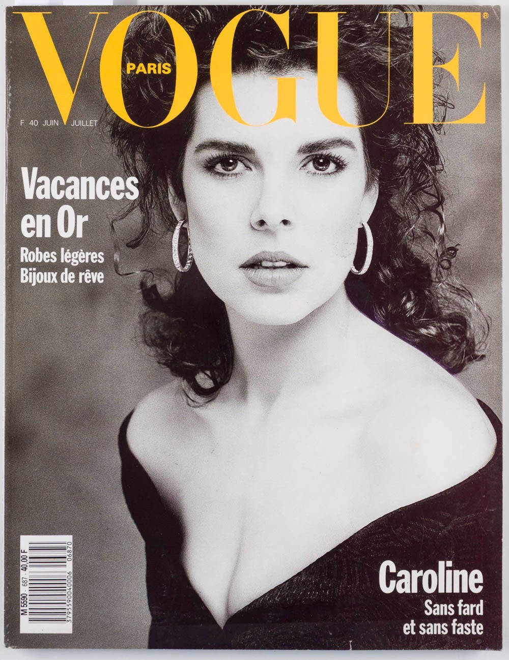 PRINCESS CAROLINE Guy Bourdin SARAH MOON Ellen Von Unwerth PARIS VOGUE June 1988