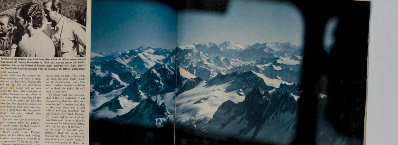 ANDES SURVIVOR Alive SOCIETY OF THE SNOW Elton DORA BRYAN Observer magazine Pt 2