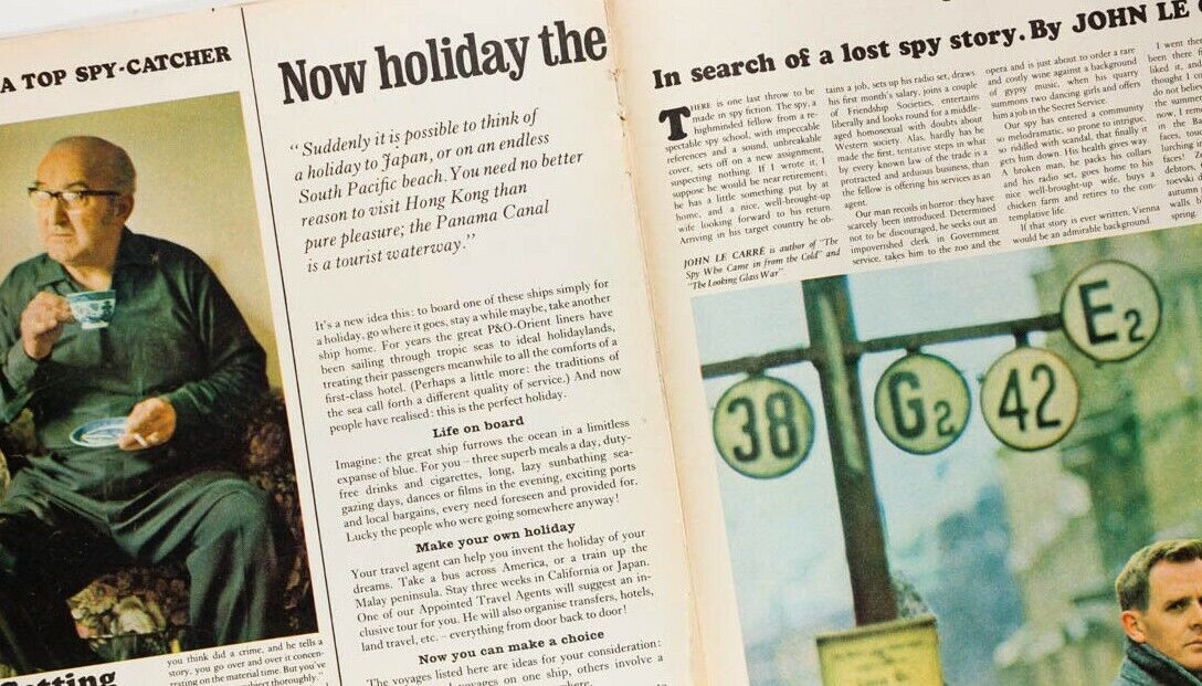 JOHN LE CARRE Hedgecoe SIS Maurice Buckmaster MI6 Spies TELEGRAPH spy magazine