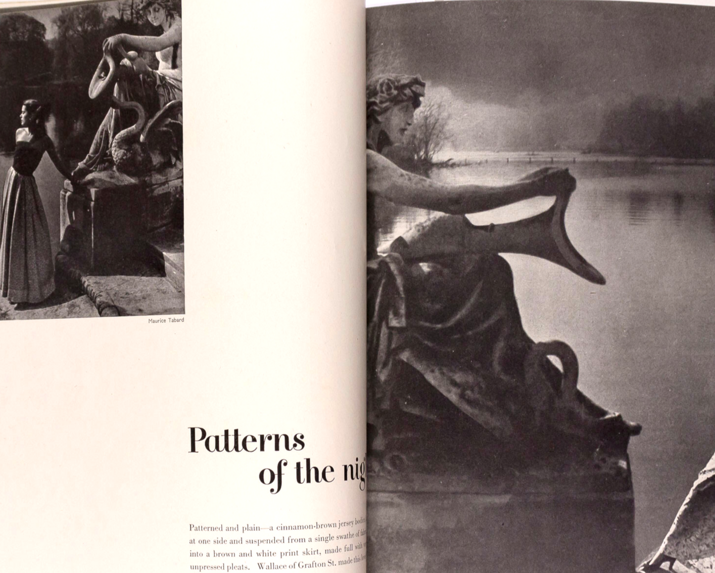 Bikini BALENCIAGA Brides PRINTS Harper's Bazaar June 1947 Louise Dahl-Wolfe VTG
