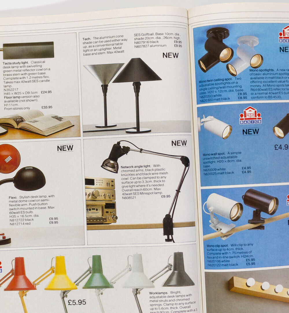 HABITAT catalogue TERENCE CONRAN Interior Design magazine PALASET Pagoda STORAGE