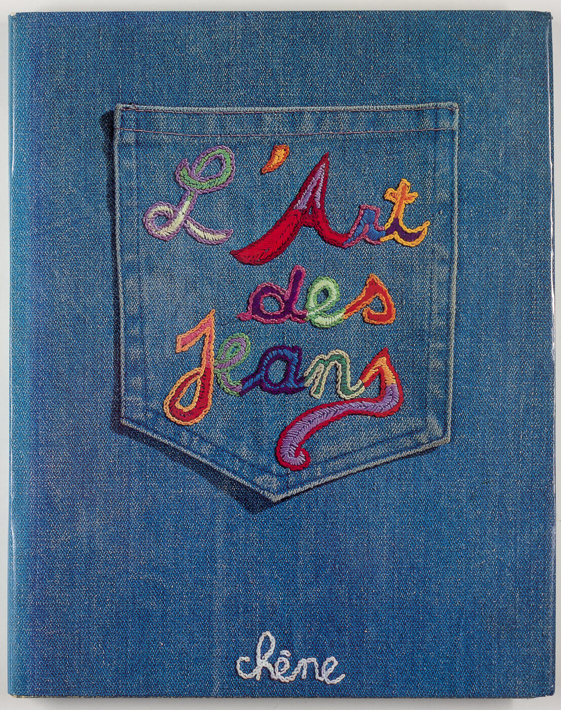 AMERICAN DENIM Baron Wolman NEW FOLK ART Hippies EMBROIDERED JEANS book RAGS vtg