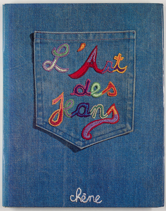 AMERICAN DENIM Baron Wolman NEW FOLK ART Hippies EMBROIDERED JEANS book RAGS vtg