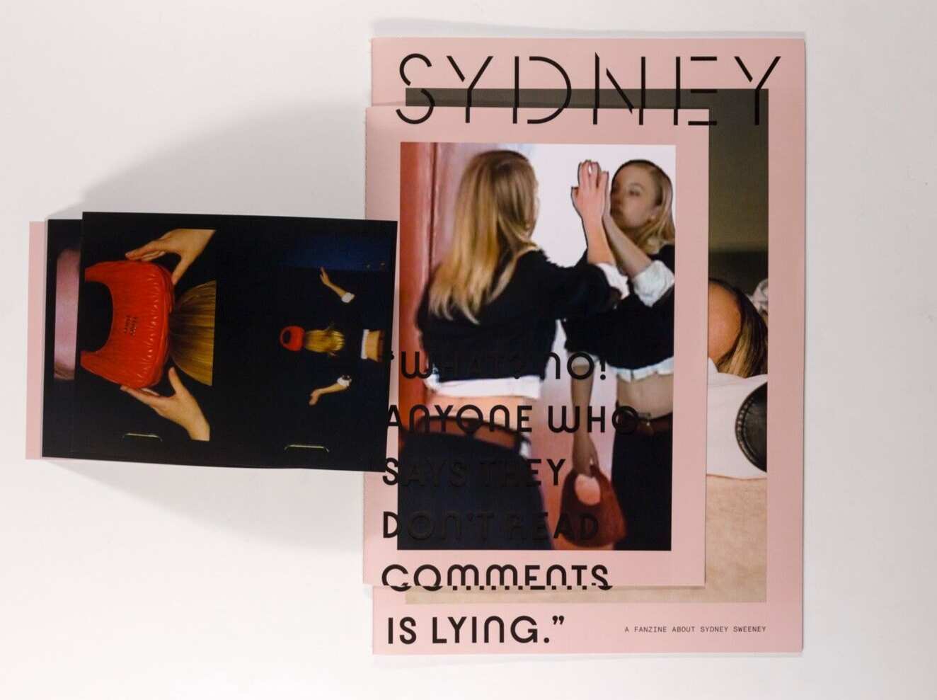 Sydney Sweeney TYRONE LEBON Lotta Volkova MIU MIU catalog LOOKBOOK zine AW 2022