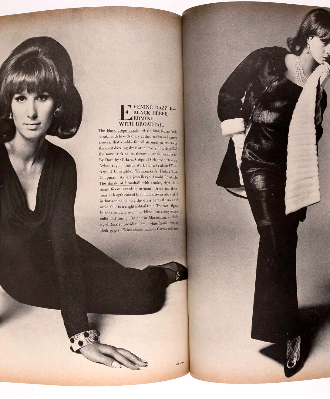 AUDREY HEPBURN Givenchy JILL KENNINGTON Vogue 1st November 1964 Penn PONTIAC vtg
