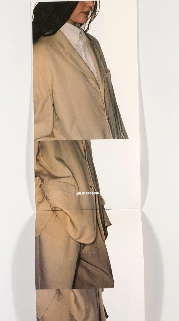 YOHJI YAMAMOTO Pour Homme LOOKBOOK Autumn Winter 1998 vtg INES DE LA FRESSANGE