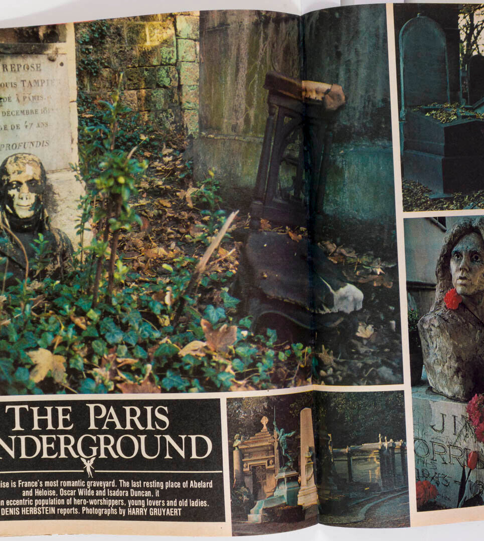 JOHN LE CARRE Bill Forsyth HARRY GRUYAERT Pere Lachaise Paris OBSERVER magazine