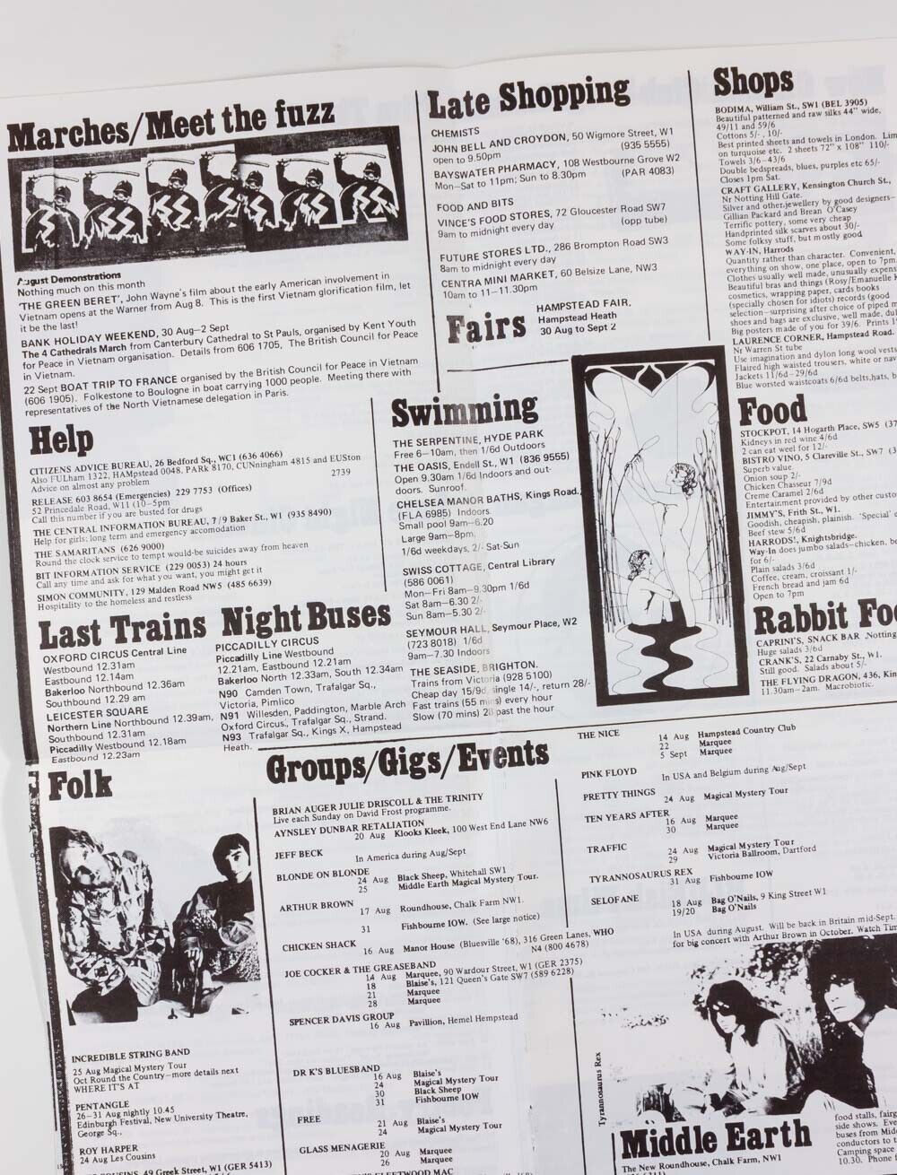 1st issue TIME OUT LONDON Alexei Sayle MARC BOLAN David Bowie 1968-1988 magazine