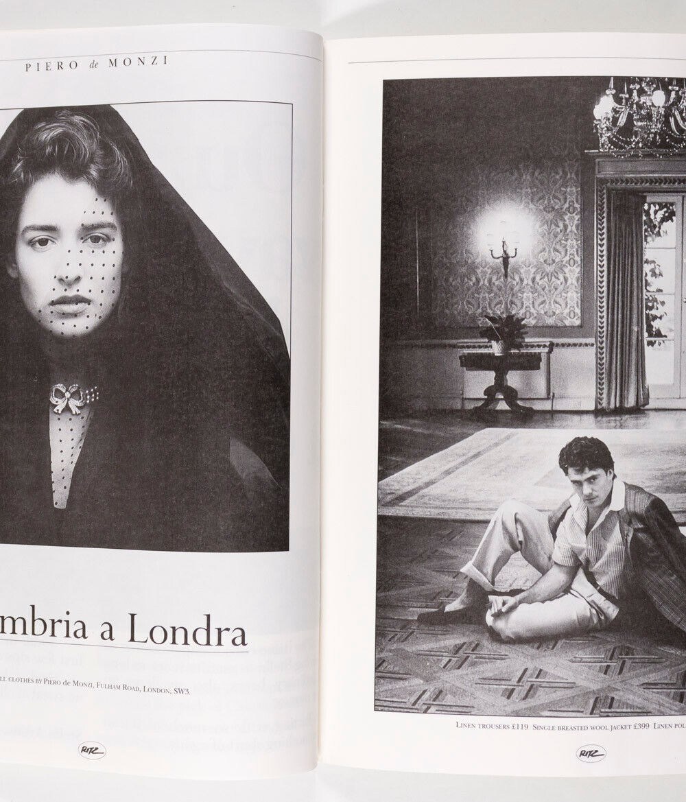 GRETA SCACCHI Allen Jones WILLIAM HURT  KING CHARLES Ritz magazine 1980's