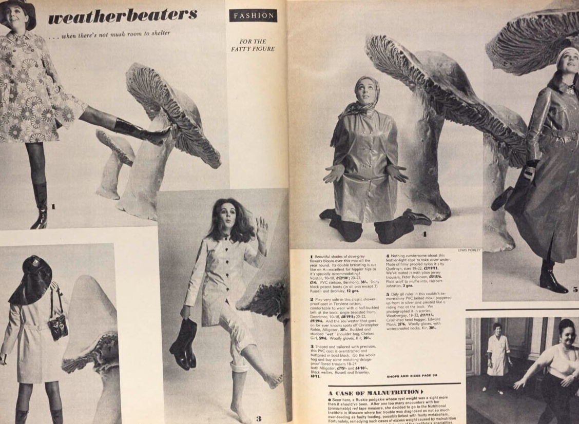 JOHN MAYALL Sandra Paul BARBARA WINDSOR Lee Remick PVC Lewis Morley SHE magazine