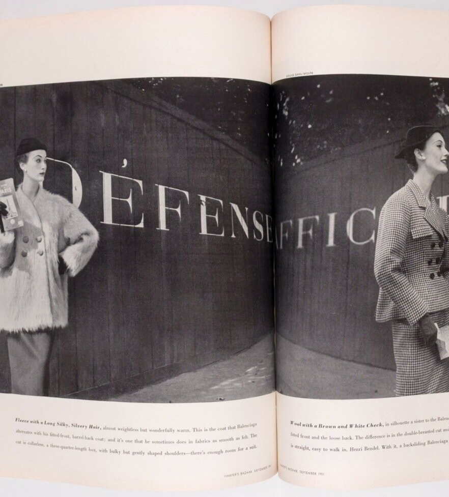 ANDY WARHOL Balenciaga MATISSE Harpers Bazaar 1951 September GAUDI Avedon PARIS