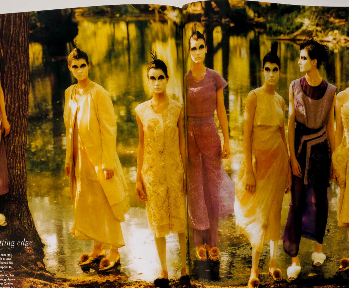 LINDA EVANGELISTA Bruce Weber CAROLYN MURPHY Vogue September 1997 Alek Wek JPG