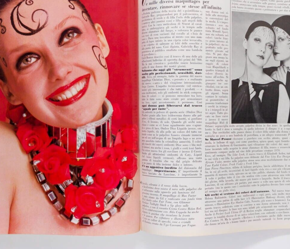 Birgitta Ramang VERUSCHKA Marisa Berenson VOGUE ITALIA Sept 1970 Donna Mitchell