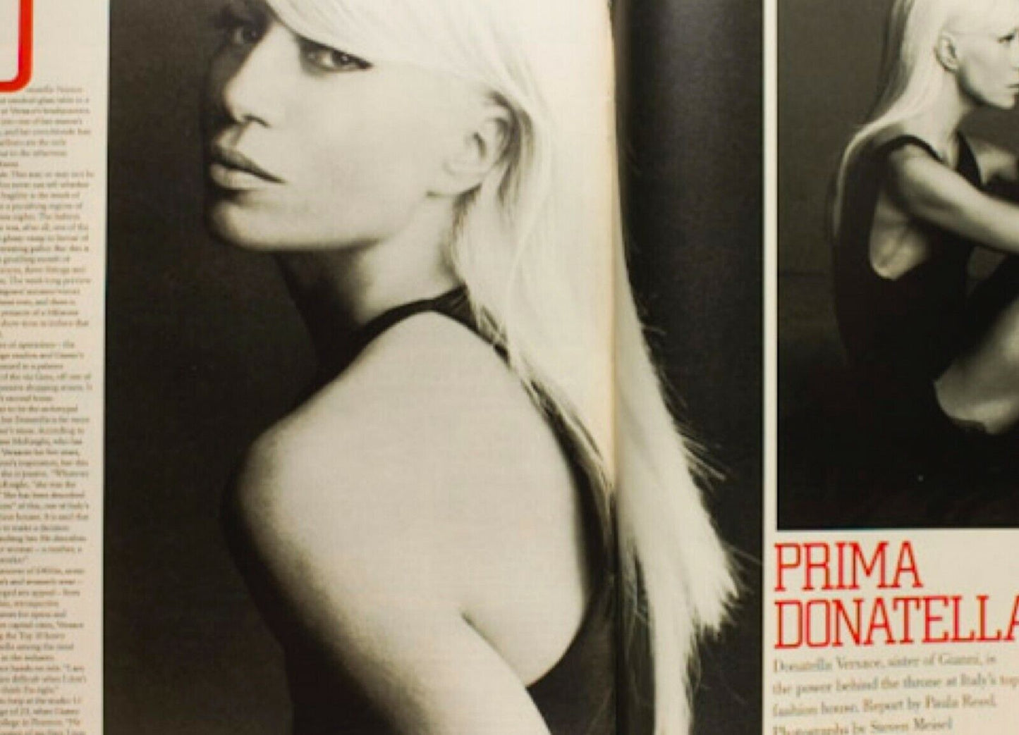 JODIE FOSTER Donatella Versace STEVEN MEISEL Firooz Zahedi SUNDAY TIMES MAGAZINE
