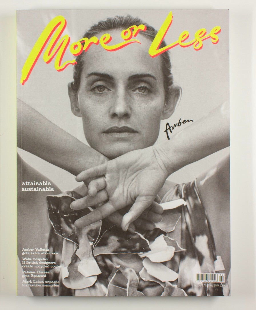 Amber Valletta PALOMA ELSESSER Mark Lebon UK DESIGNERS ~ MORE OR LESS magazine 2