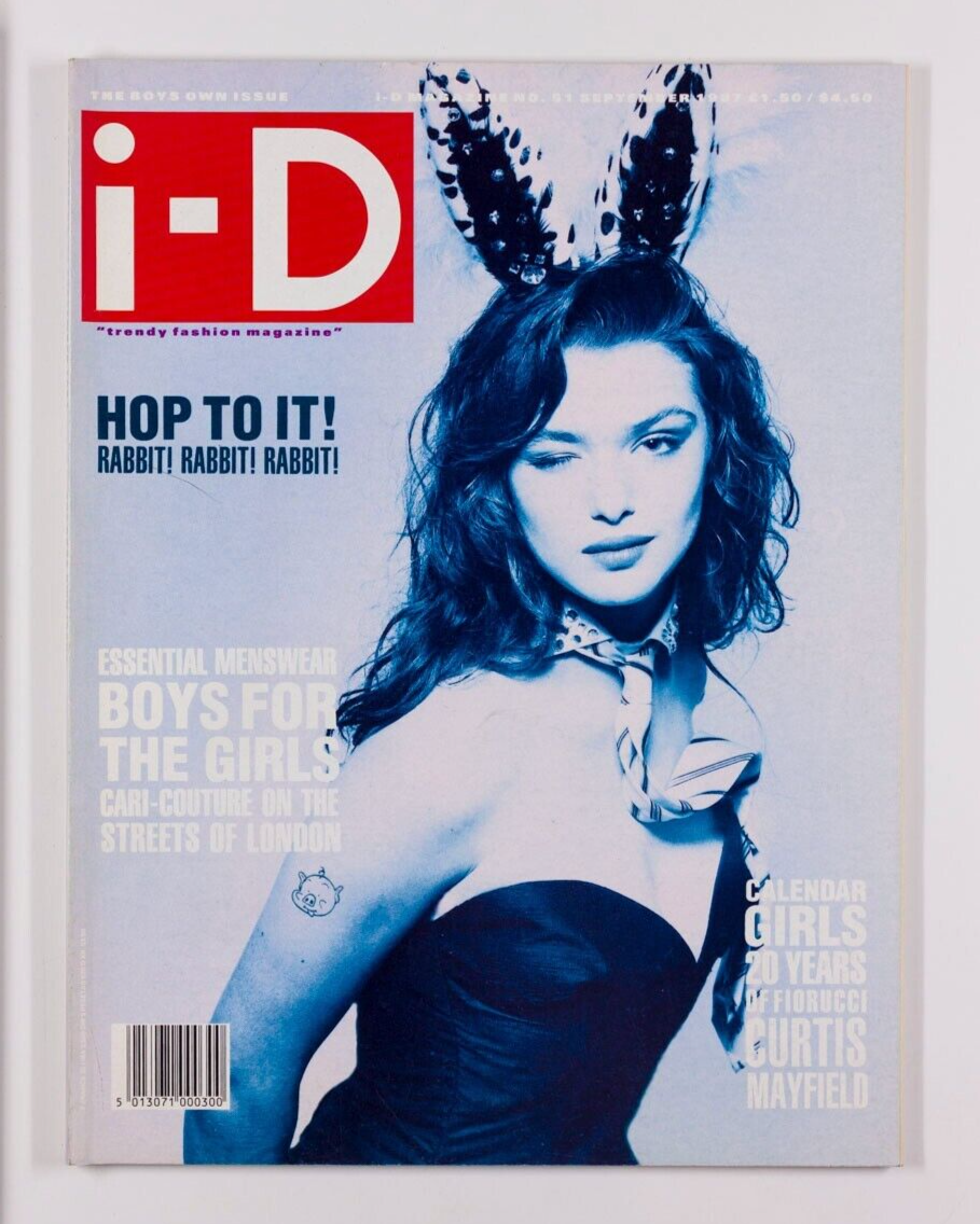 RACHEL WEISZ Elio Fiorucci CURTIS MAYFIELD Couture street fashion i-D MAGAZINE