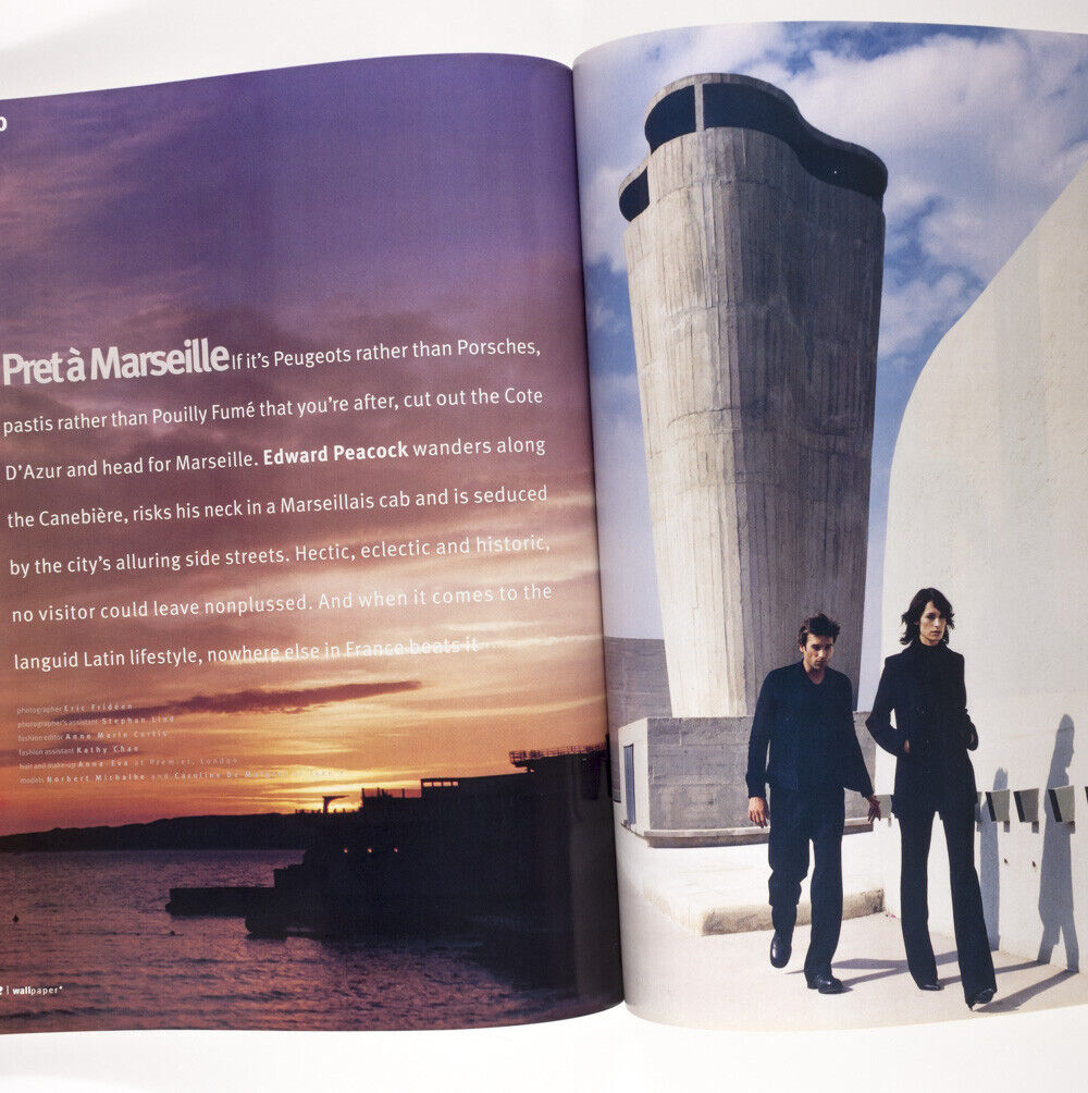 WALLPAPER MAGAZINE No.# 6 Joe Colombo YSL Le Corbusier LONDON DESIGN Ikea BILBAO