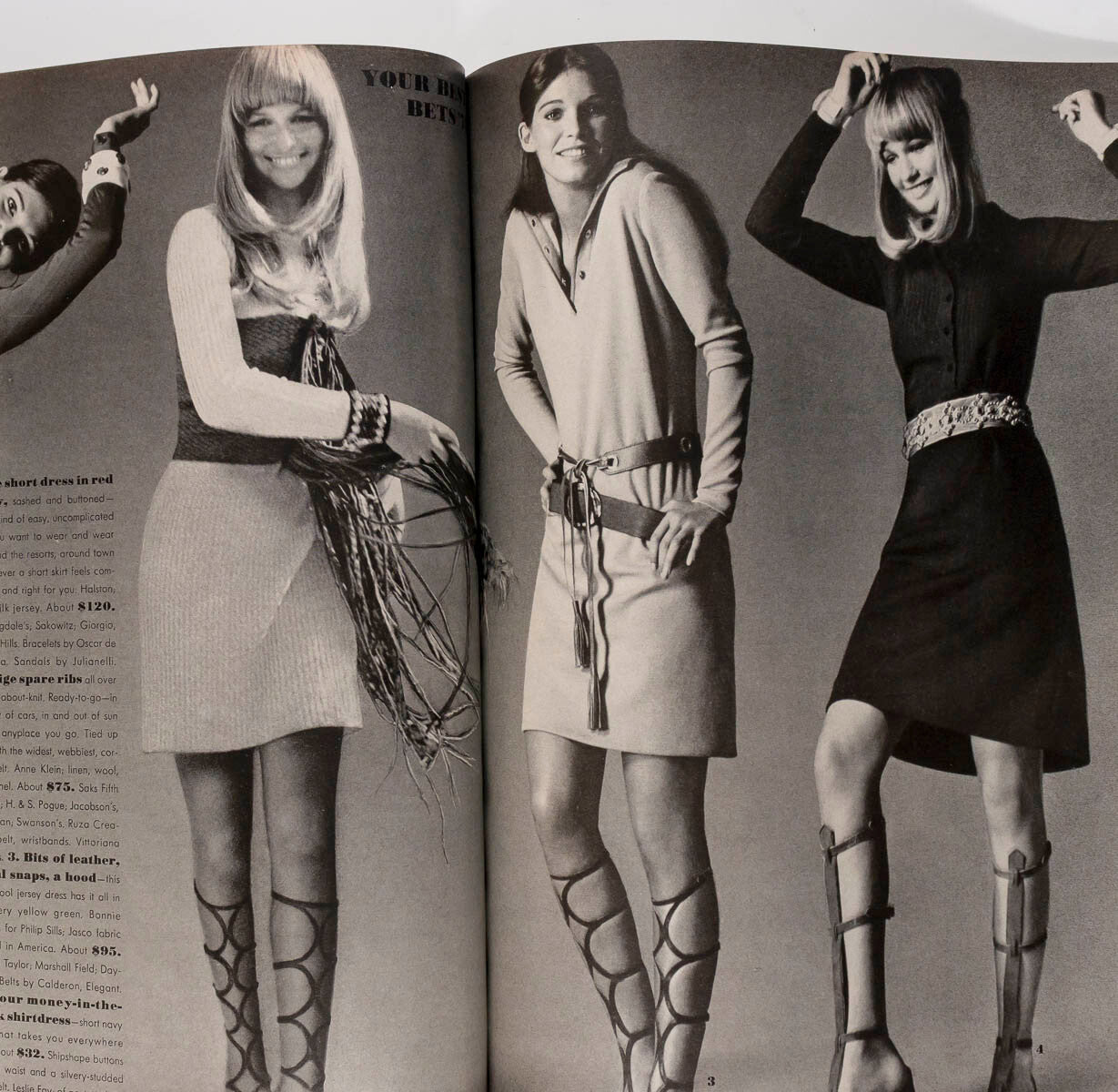 LAUREN HUTTON Richard Burton LACOSTE Paul Morrissey HAIR Vogue US 1 January 1971