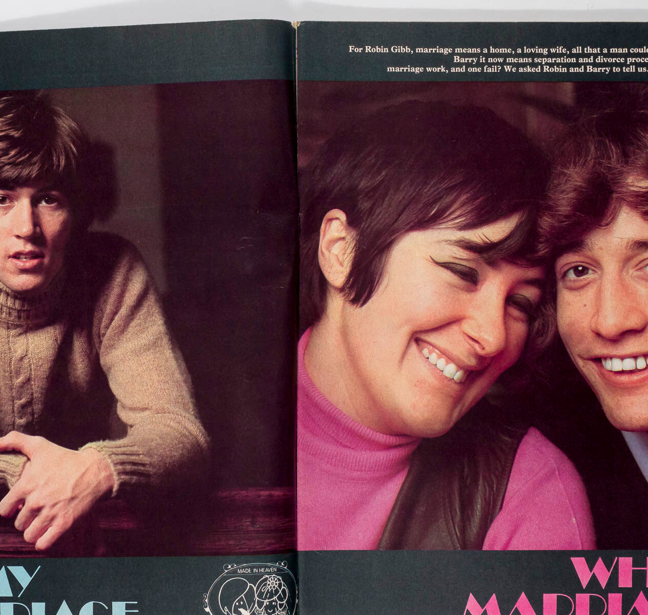 PETER GREEN Barry Robin Gibb STEVE MARRIOT Mouche KENNY EVERETT Rave magazine UK