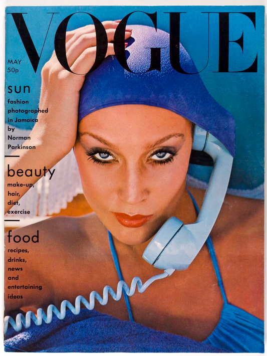 Jerry Hall ANTONIO LOPEZ Norman Parkinson TERENCE DONOVAN Jamaica TOSCANI  Vogue