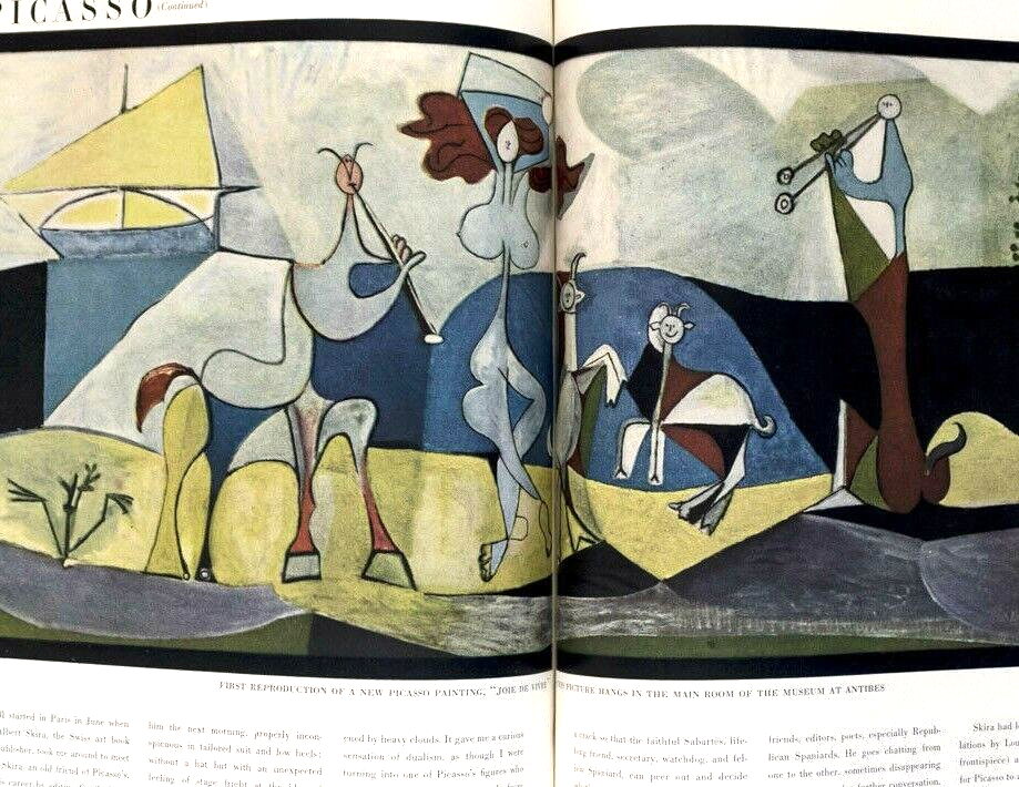 PICASSO Erwin Blumenfedl RICHARD RUTLEDGE Horst RBW Rene Bouche ~ Vogue 1947 Nov