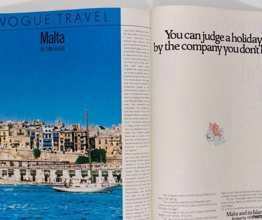 Toscani NORMAN PARKINSON Nina Campbell VOGUE February 1975 50th birthday present