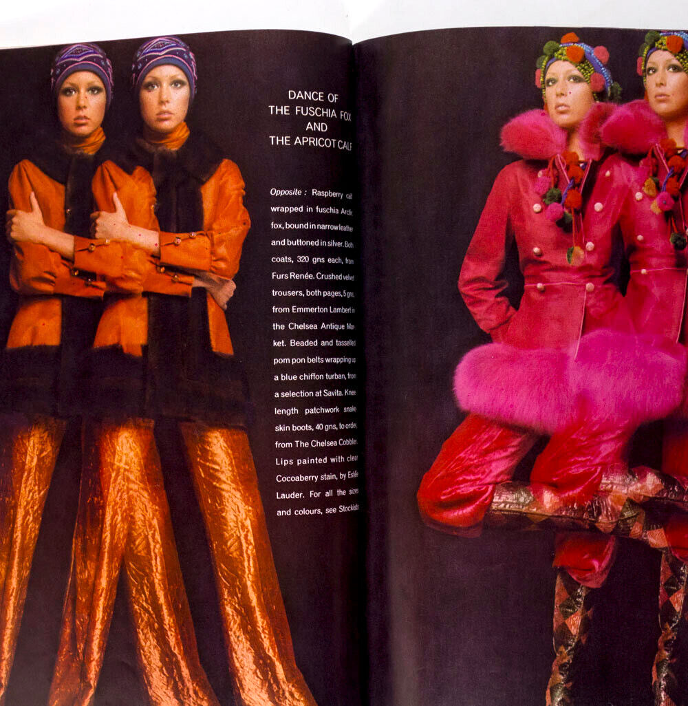 Maudie James PATTIE BOYD Ingrid Boulting TWIGGY Moyra Swan MARISA BERENSON Vogue