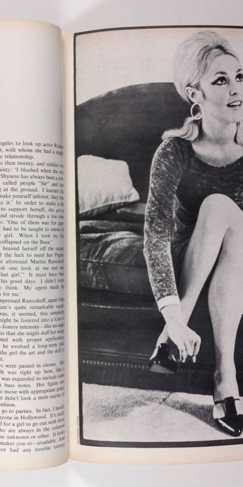 Sharon Tate interview & photo's THE MAKING OF A STAR rare 60s fashion magazine