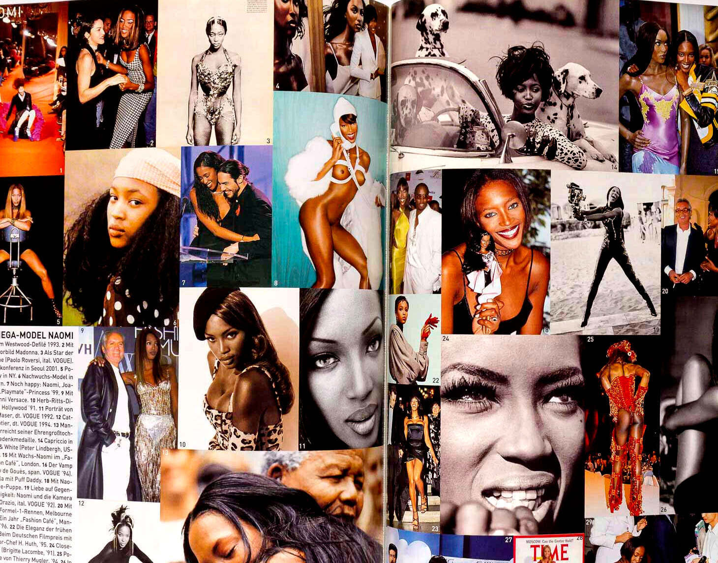 NAOMI CAMPBELL STORY interview MARIA GRAZIA CUCINOTTA vtg VOGUE GERMAN 2001 June