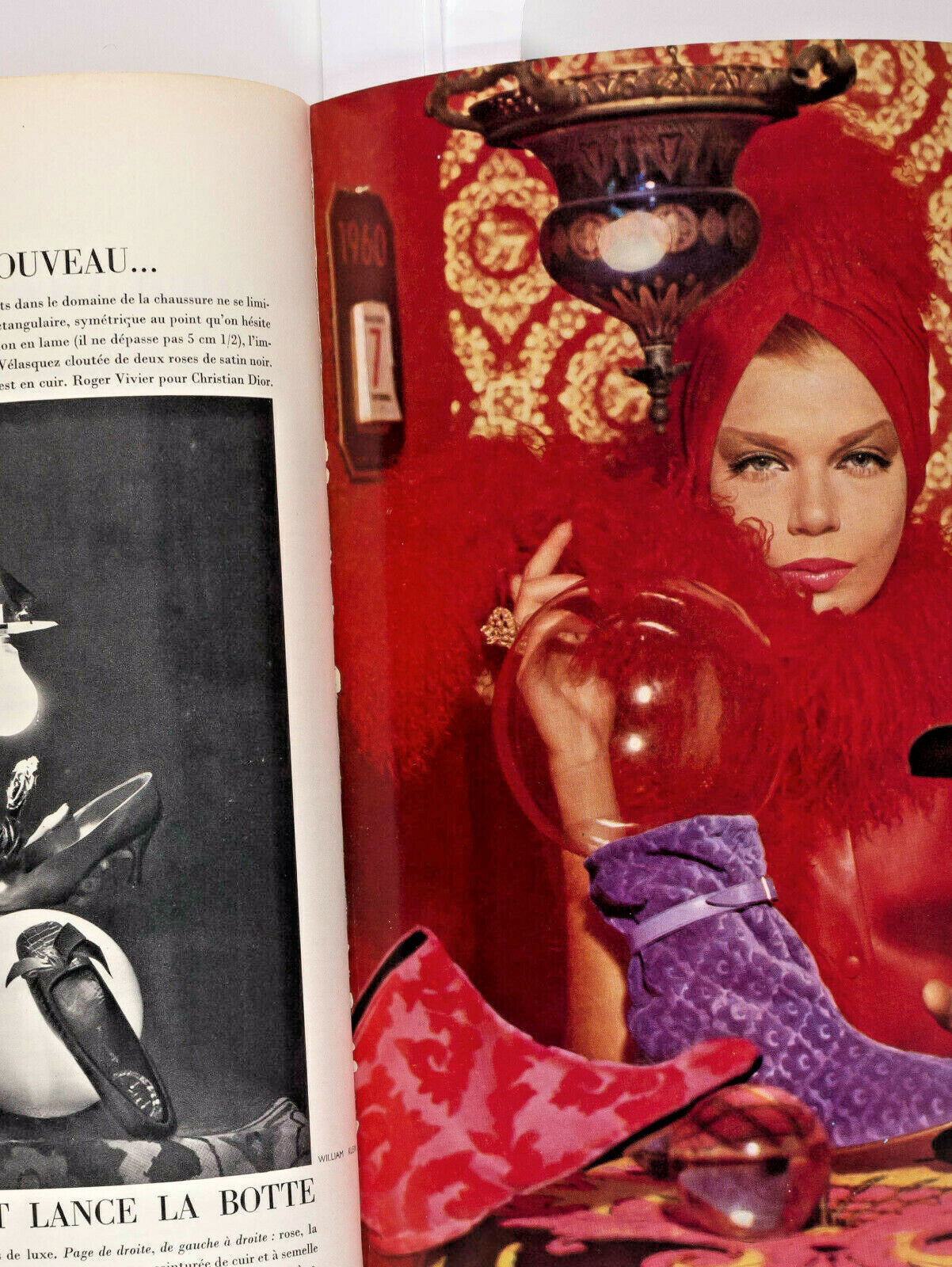 Anna Bjorck JOSPHINE BAKER Gruau PARIS VOGUE Nov 1960 Munich DRAZ Klein PEYNET