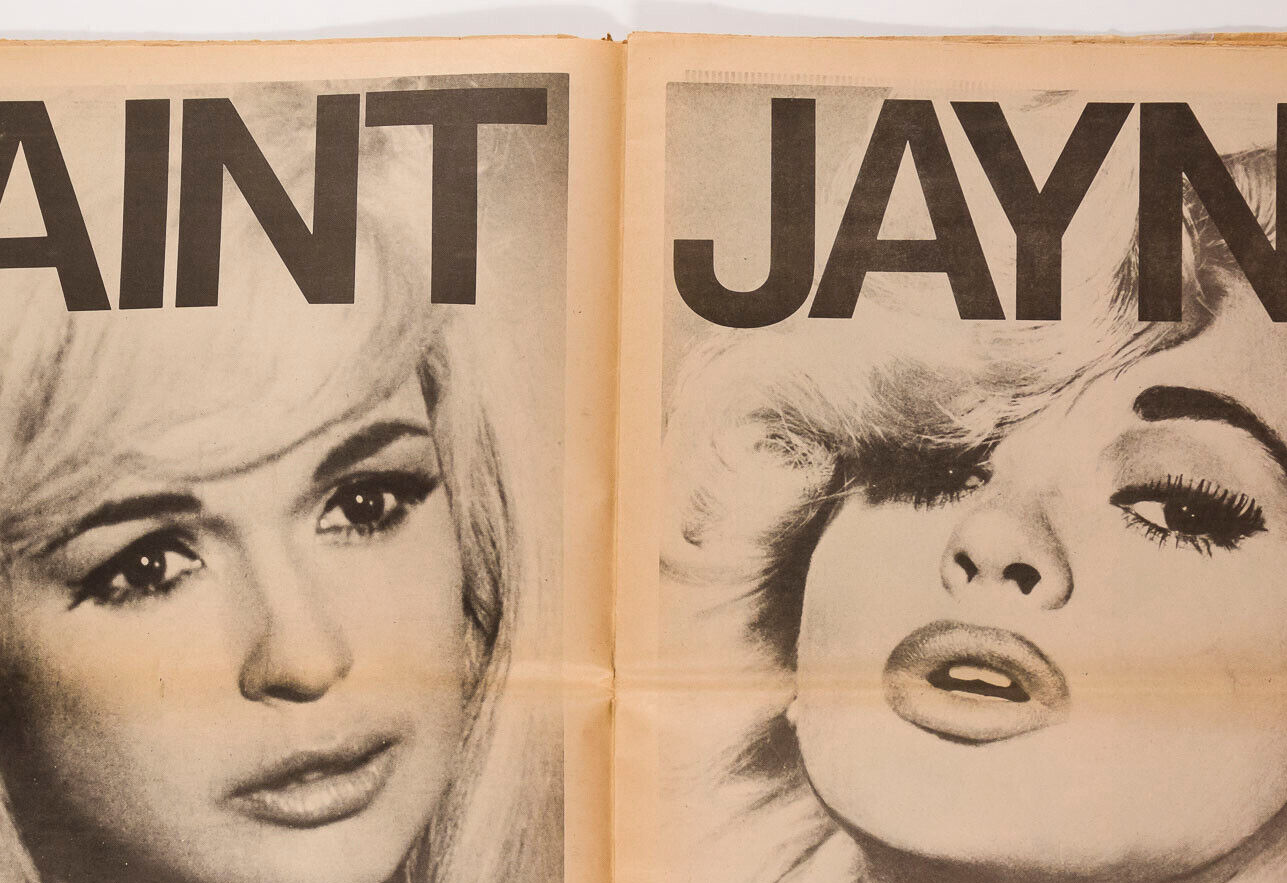 Jayne Mansfield ANTONIO LOPEZ Lagerfeld LEBOWITZ Interview magazine June 1975 US