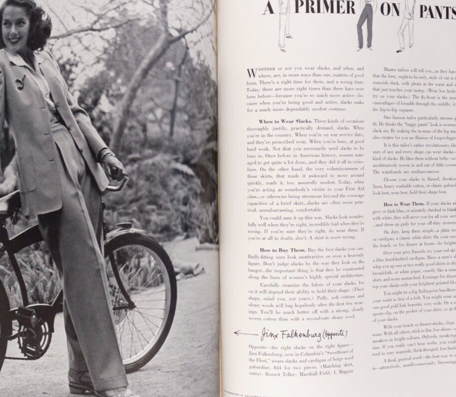 Meg Mundy RENE BOUET-WILLAUMEZ Jinx Falkenburg HORST Ludwig Bemelman BONDS Vogue