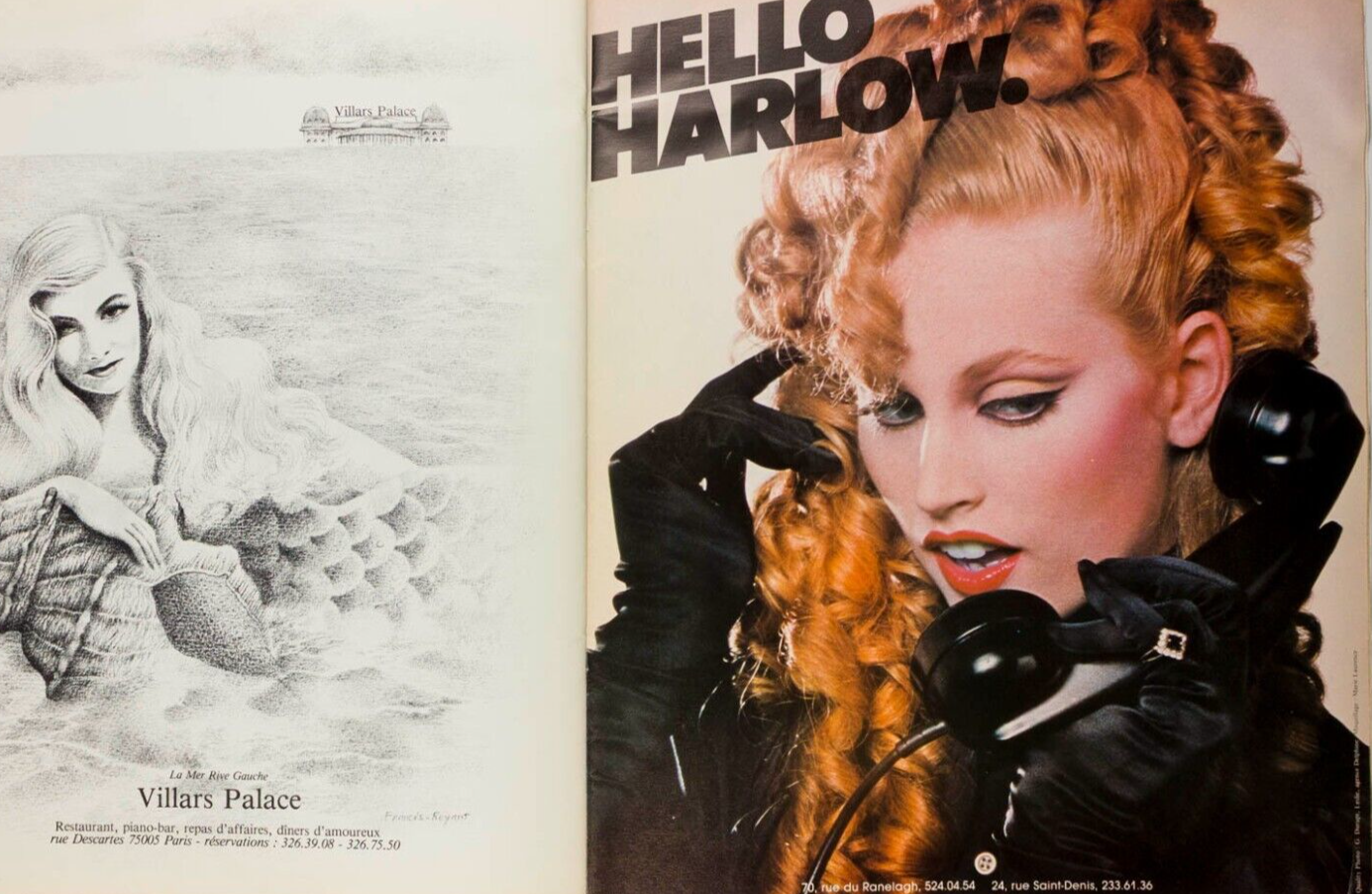 Gerard Depardieu FRANCOISE HARDY Djmela FACADE magazine # 11 1982 Julio Iglesias
