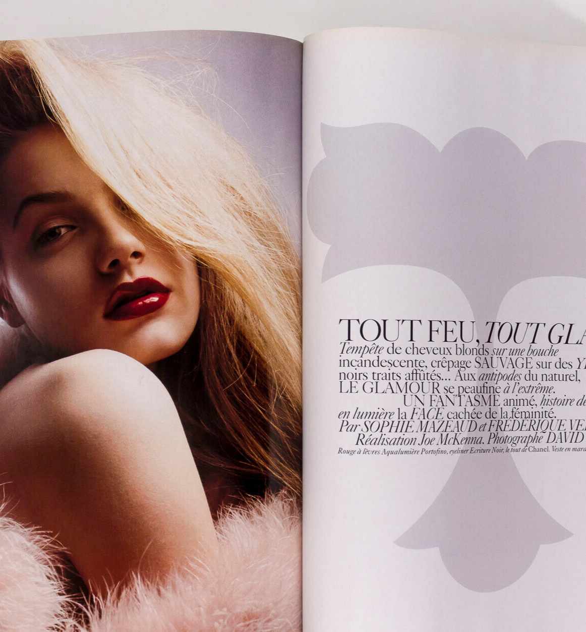 Kate Moss GISELE Alexander McQueen PARIS VOGUE March 2004 Daria Werbowy TESTINO