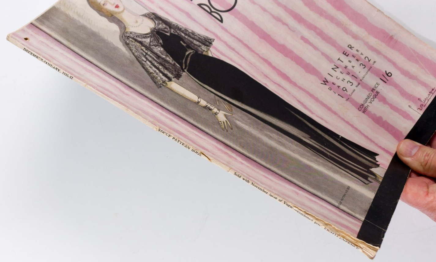 VOGUE PATTERN book December 1931 GEORGES LEPAPE Fashion WINTER Art Deco UK Women