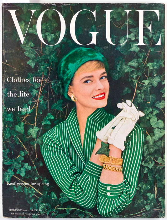 Susan Abraham NORMAN PARKINSON Australia VOGUE February 1955 JOHN WARD Huston UK