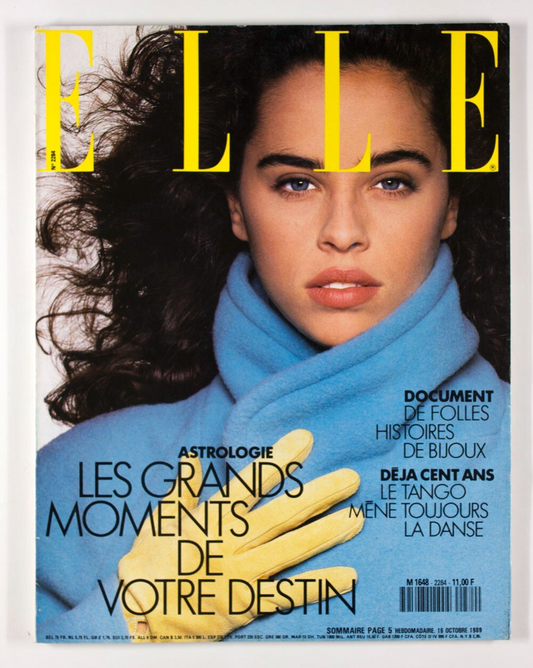 Patty Sylvia CAMERON ALBORZIAN Monica Bellucci ELLE October 1989 ROBERTA CHIRKO