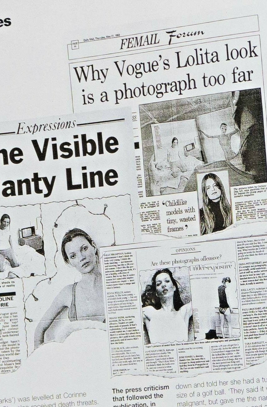 CORINNE DAY Rare 4 page interview REAL LIVES fashion magazine photographic diary